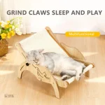 Mobilier en bois pour le repos des chats