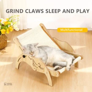 Mobilier en bois pour le repos des chats